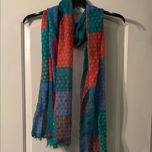 Colorful Polka Dot Scarf